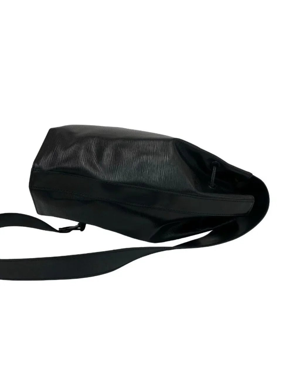 Louis Vuitton Vintage Sac a Dos Epi Leather Shoulder Bag Black Noir